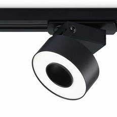 Изображение Трековый однофазный светодиодный светильник GL6863 BK черный LED 10W 4200K D75*80