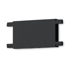 Изображение Коннектор прямой для накладного шинопровода Magnetic Ultra Slim GV1109 BK черный прямой коннектор для накладного шинопровода 46*26*26
