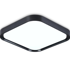 Изображение Потолочный светодиодный светильник FZ1262 BK черный 18W 5000K 250*250*60 (Без ПДУ)