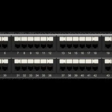 Изображение Патч-панель 19",2U,CAT6, 48 портов RJ45, неэкранированная