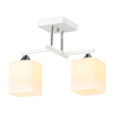 Изображение Подвесной светильник TR303111/2 WH/CH/FR белый/хром/белый матовый E27/2 max 40W 360*190*290