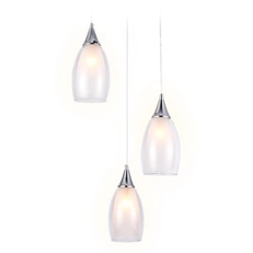 Изображение Подвесной светильник TR3548/3 CH/CL хром/прозрачный E14 max 40W 370*130*1000