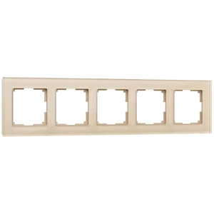 Изображение Рамка на 5 постов (шампань) W0051111