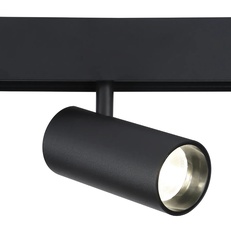 Изображение Светильник светодиодный трековый для шинопровода Magnetic GL3833 BK черный IP20 15W 4200K 48V 24° D57*128
