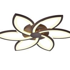 Изображение Потолочный светодиодный светильник с пультом FA447/6 CF кофе 108W 730*700*60 (ПДУ РАДИО 2.4)