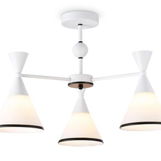 Изображение Подвесной светильник TR3164/3 WH/BK белый/черный E27/3 max 60W D580*380