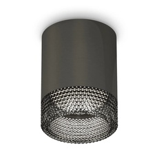 Изображение Комплект накладного светильника с композитным хрусталем XS6303003 DCH/BK черный хром/тонированный MR16 GU5.3 (C6303, N6151)