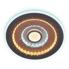Изображение Потолочный светодиодный светильник с пультом FA253 CF кофе 112W D490*60 (ПДУ РАДИО 2.4)