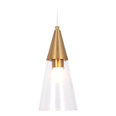 Изображение Подвесной светильник TR3666 BS/CL латунь/прозрачный E14 max 40W D120*1000