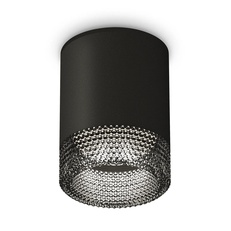 Изображение Комплект накладного светильника с композитным хрусталем XS6302041 SBK/BK черный песок/тонированный MR16 GU5.3 (C6302, N6151)