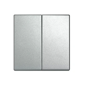 Изображение Клавиша двойная для выключателя EcoProfi Deco алюминий  EP495AL Jung