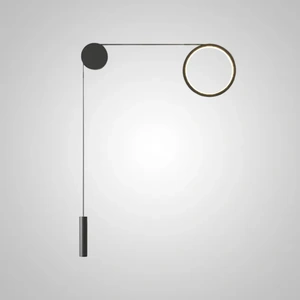 Изображение Настенный Светильник Hook Left By Imperiumloft