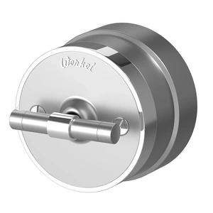 Изображение Выключатель на 4 положения двухклавишный (серебро матовый/хром) W5822054