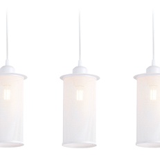 Изображение Подвесной светильник в стиле лофт TR8163/3 WH белый E27*3 max 40W 580*102*1060