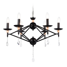 Изображение Подвесная люстра TR9597/6 BK черный E14/6 max 40W D660*880
