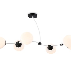 Изображение Подвесной светильник TR2552/6 WH/BK белый/черный E27/6 max 60W 1160*600*450