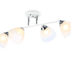 Изображение Подвесной светильник TR303003/4 WH/CH/FR белый/хром/белый матовый E27/4 max 40W 780*350*240