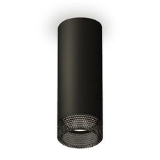 Изображение Комплект накладного светильника с композитным хрусталем XS6343021 SBK/BK черный песок/тонированный MR16 GU5.3 (C6343, N6151)