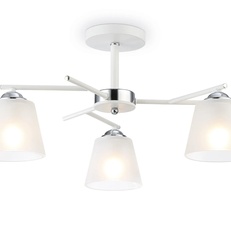 Изображение Подвесной светильник TR303202/3 WH/CH/FR белый/хром/белый матовый E27*3 max 60W D550*260