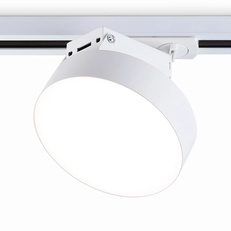 Изображение Трековый однофазный светодиодный светильник GL6837 WH белый LED 15W 4200K D115*80