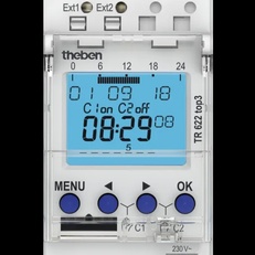 Изображение Таймер цифровой недельный Theben TR 622 top3 (6220130)