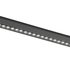 Изображение Светильник светодиодный трековый для шинопровода Magnetic Ultra Slim GV1416 BK черный IP20 18W 4200K 48V 24° 338*26*24
