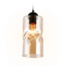 Изображение Подвесной светильник TR3555 BK/TI черный/янтарь E27 max 40W D110*1200