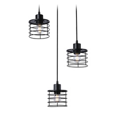 Изображение Подвесной светильник в стиле лофт TR8081/3 BK черный E27*3 max 40W D372*1170