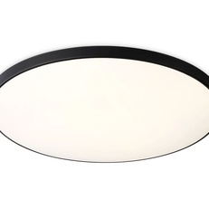 Изображение Потолочный светодиодный светильник FZ1226 BK черный IP44 24W 4200K D372*55 (Без ПДУ)
