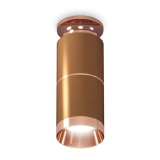 Изображение Комплект накладного светильника XS6304210 SCF/PPG кофе песок/золото розовое полированное MR16 GU5.3 (N6906, C6304, A2063, N6135)