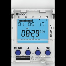 Изображение Таймер цифровой недельный Theben TR 610 top3 (6100130)