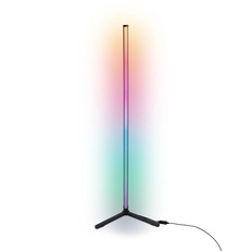 Изображение Светильник светодиодный напольный RGB с пультом FL8022 BK черный LED 15W RGB D32*1250 (ПДУ РАДИО 2.4G)