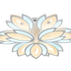 Изображение Потолочный светодиодный светильник FA457/6+3 WH белый 180W 3000K/6400K D640*110 (Без ПДУ)