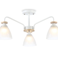 Изображение Подвесной светильник TR9562/3 WH/FR белый/белый матовый E27/3 max 40W D620*250