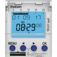 Изображение Таймер цифровой недельный Theben TR 611 top3 (6110130)