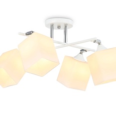 Изображение Подвесная люстра TR303083/4 WH/CH/FR белый/хром/белый матовый E27/4 max 40W 620*620*260