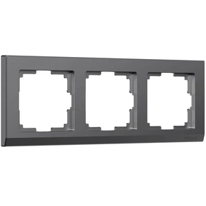 Изображение Рамка на 3 поста Stark (графит матовый) W0031864