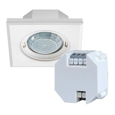 Изображение Датчик присутствия ESYLUX PD-FLAT 360i/8 SQUARE WHITE DALI SET (EP10428715)