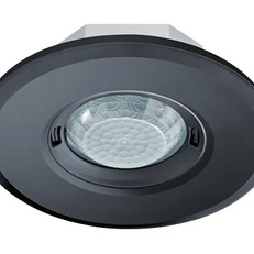 Изображение Датчик присутствия ESYLUX PD-FLAT 360i/8 ROUND BLACK KNX (EP10451768)