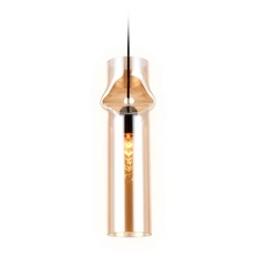 Изображение Подвесной светильник TR3560 BK/TI черный/янтарь E27 max 40W D130*1200