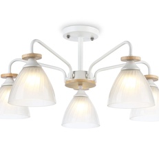 Изображение Подвесная люстра TR9567/5 WH/FR белый/белый матовый E27/5 max 40W D620*250