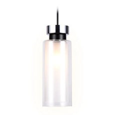 Изображение Подвесной светильник со сменной лампой TR3570 CH/FR хром/матовый E14 max 40W D100*1050