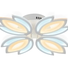 Изображение Потолочный светодиодный светильник FA455/4 WH белый 80W 3000K/6400K 530*530*90 (Без ПДУ)