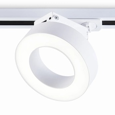 Изображение Трековый однофазный светодиодный светильник GL6866 WH белый LED 15W 4200K D115*80