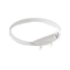 Изображение Потолочный светодиодный светильник FL5807/1+2 WH белый 40W 3000K/4200K/6400K D600*95 (без ПДУ)