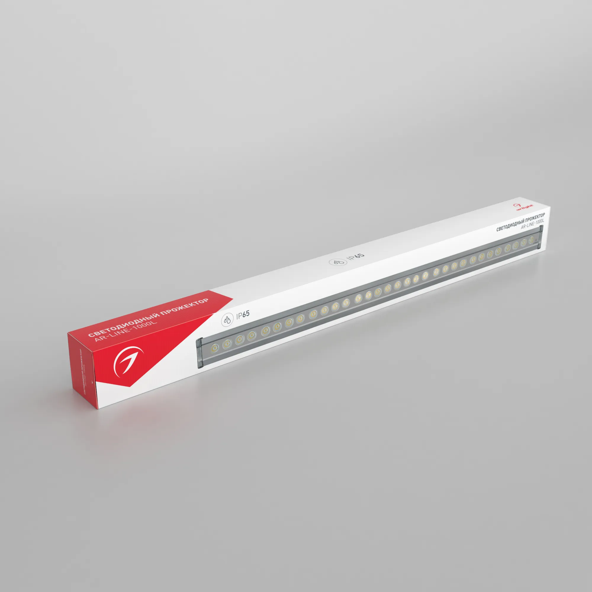 Светодиодный прожектор AR-LINE-1000L-36W-220V Warm (Grey, 30 deg) (Arlight, IP65 Металл, 3 года) - Изображение