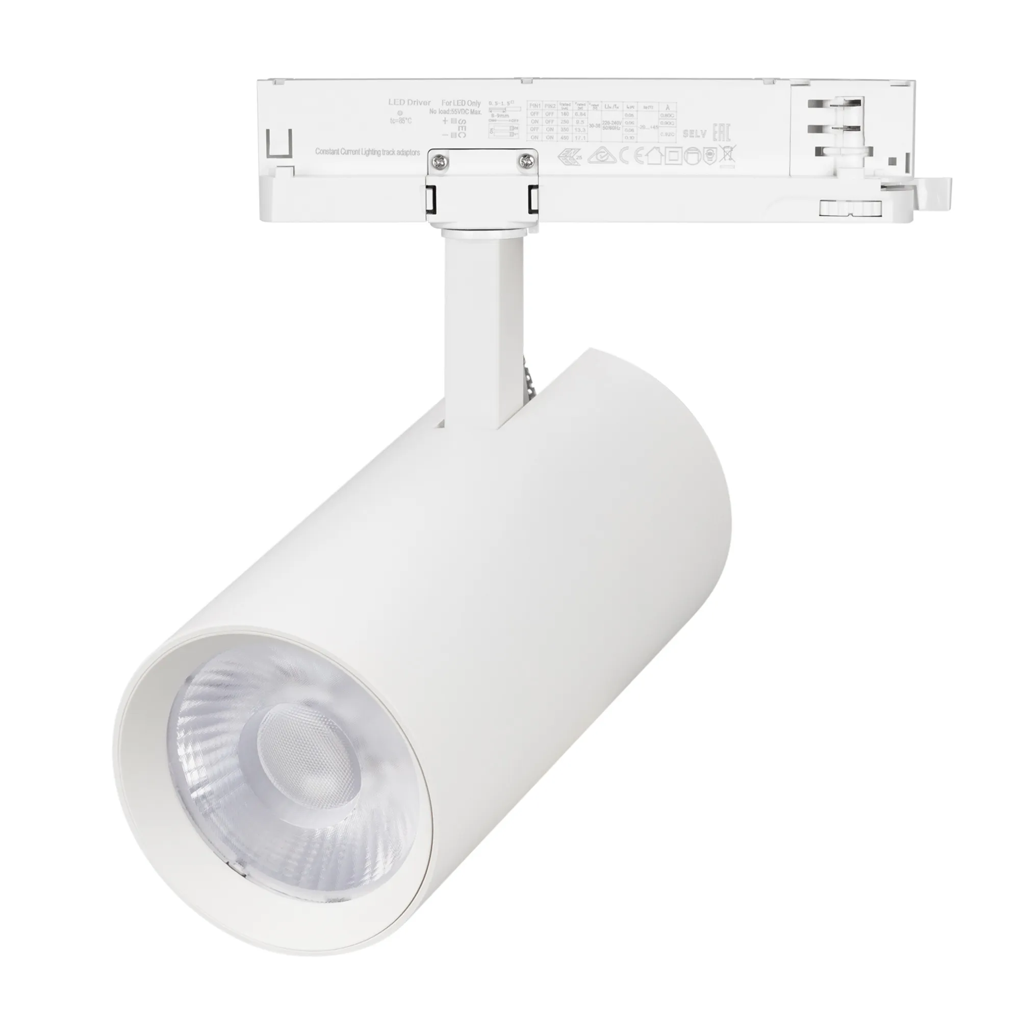 Светильник LGD-GERA-4TR-R90-30W Warm3000 (WH, 15 deg, 230V, DALI) (Arlight, IP20 Металл, 5 лет)