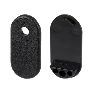 Комплект заглушек WARDROBE-1530 BLACK (Arlight, Пластик) - Изображение