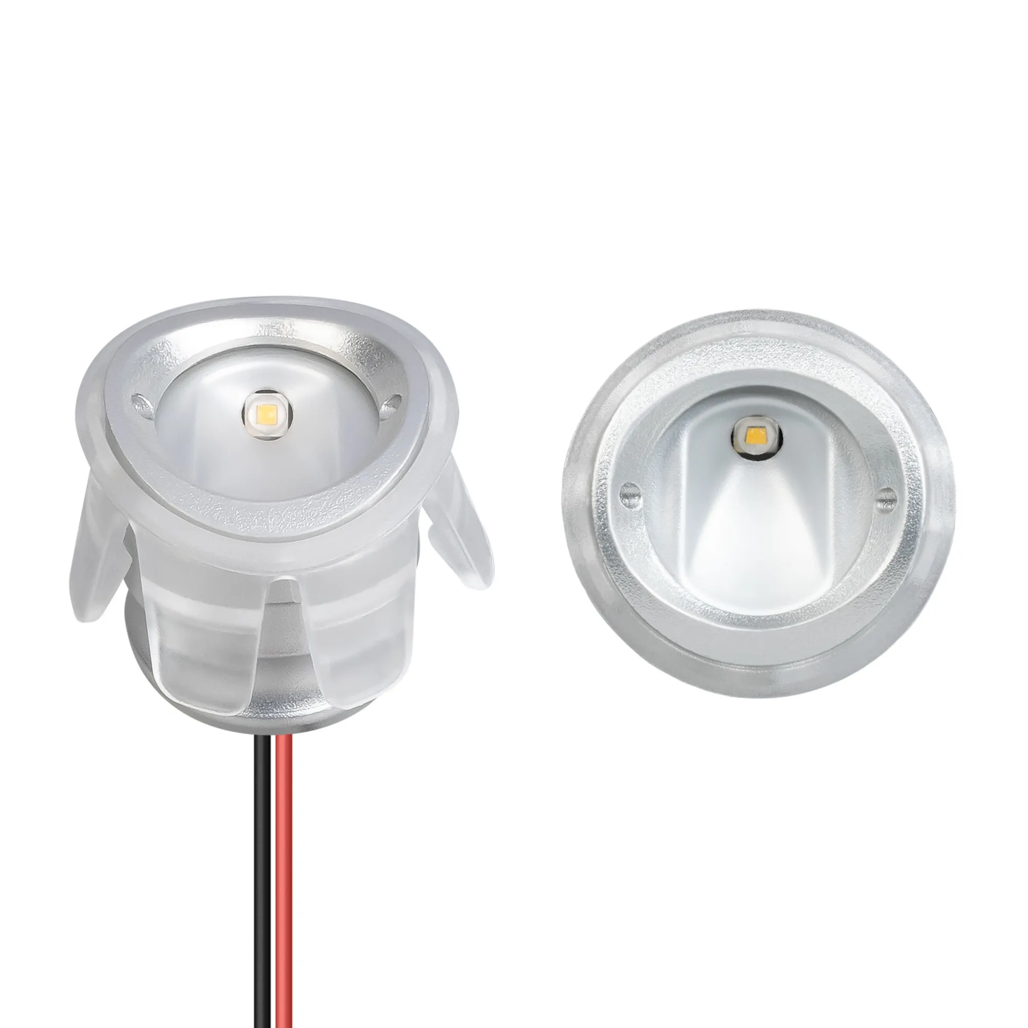 Светильник ALT-LODESTAR-HANDRAIL-R27-1.5W Warm3000 (GR, 30x60 deg, 12-24V) (Arlight, IP67 Металл, 3 года) - Изображение