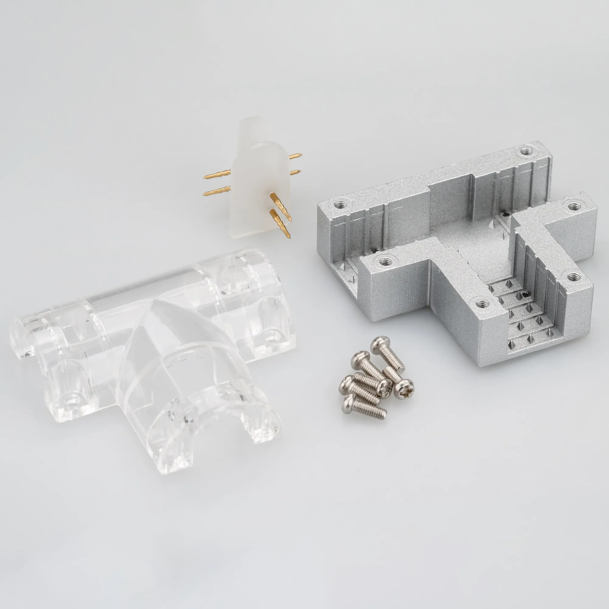 Соединитель тройной ARL-CLEAR-U15-2x90 (26x15mm) (Arlight, Металл) - Изображение